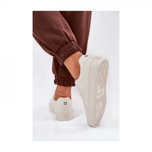  Дамски маратонки BIG STAR NN274578 BEIGE Big Star Shoes 