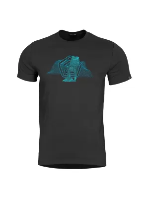 тениска PENTAGON WIREFRAME T-SHIRT K09056 ЧЕРЕН