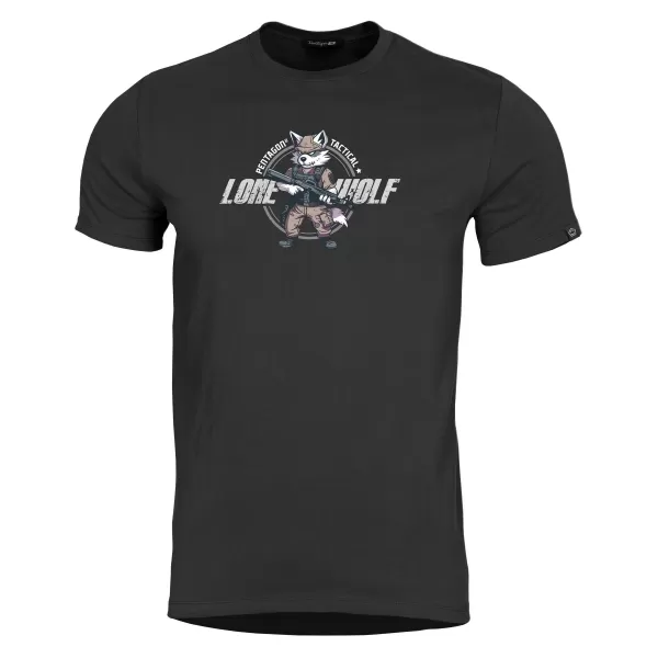  тениска PENTAGON AGERON LONE WOLF K09012 ЧЕРЕН 