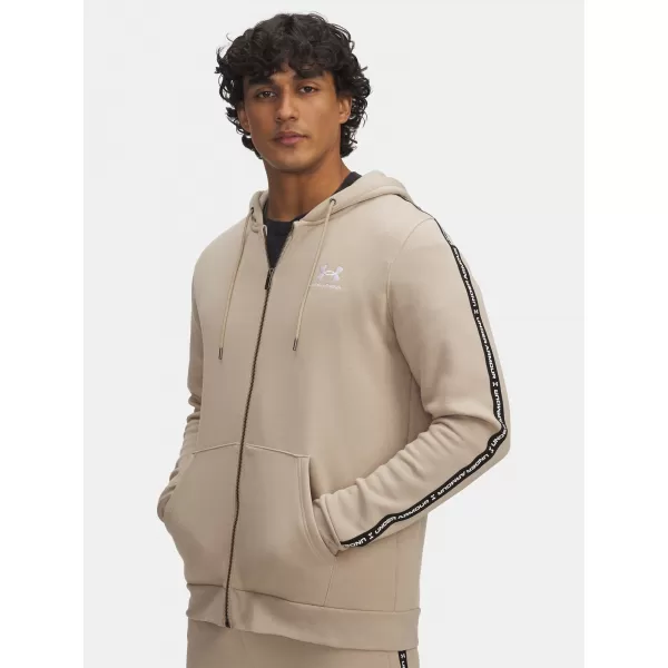 Мъжки суичър UNDER ARMOUR UA ICON FLEECE FZ TAPING 1390298-299 КАФЯВО 
