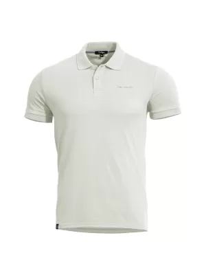 Мъжка тениска с яка PENTAGON MOTH PIQUET POLO SHIRT K09047 БЯЛО