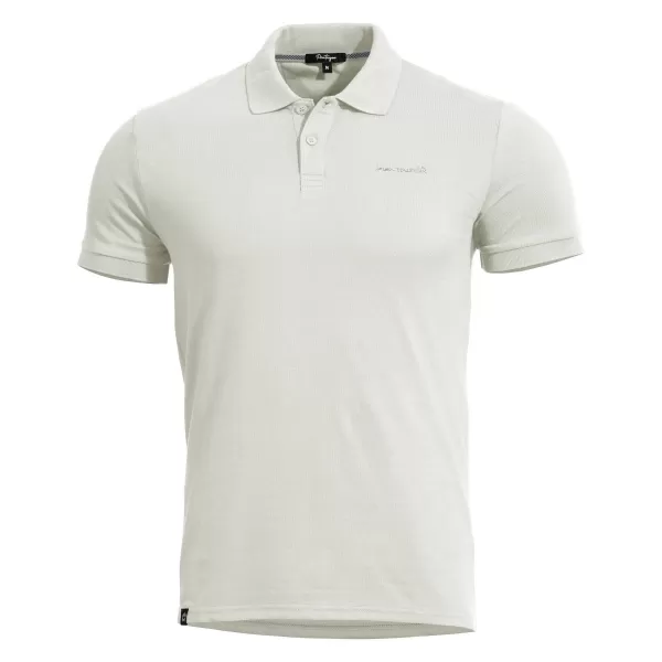  Мъжка тениска с яка PENTAGON MOTH PIQUET POLO SHIRT K09047 БЯЛО 