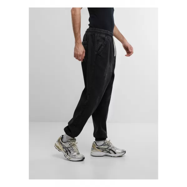  Мъжки дънки URBAN CLASSICS TB7296 ЧЕРНО ИЗМИТИ 