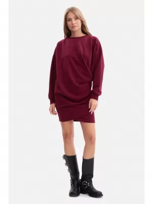 Рокля BEWEAR B298 БОРДО