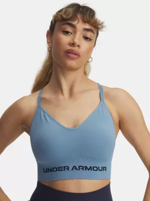 Дамски сутиен UNDER ARMOUR VANISH SEAMLESS LOW BRA 1384417-418 СИНЬО