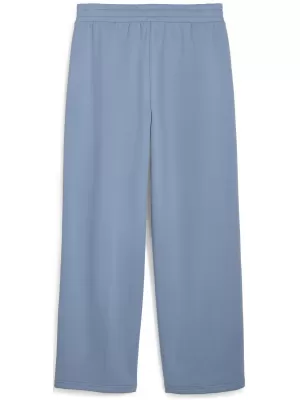 Дами PUMA ESS NATURE 2 0 COMFORT LOGO STRAIGHT PANTS FL OP 68808134 ХЛАДНО СИНЬО