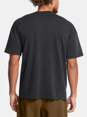 Мъжка тениска UNDER ARMOUR UA M HW OS LOGO WASH SS 1389147-001 ЧЕРЕН