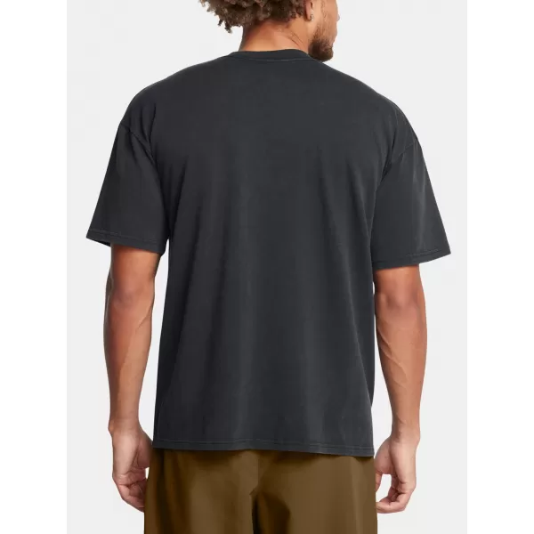  Мъжка тениска UNDER ARMOUR UA M HW OS LOGO WASH SS 1389147-001 ЧЕРЕН 