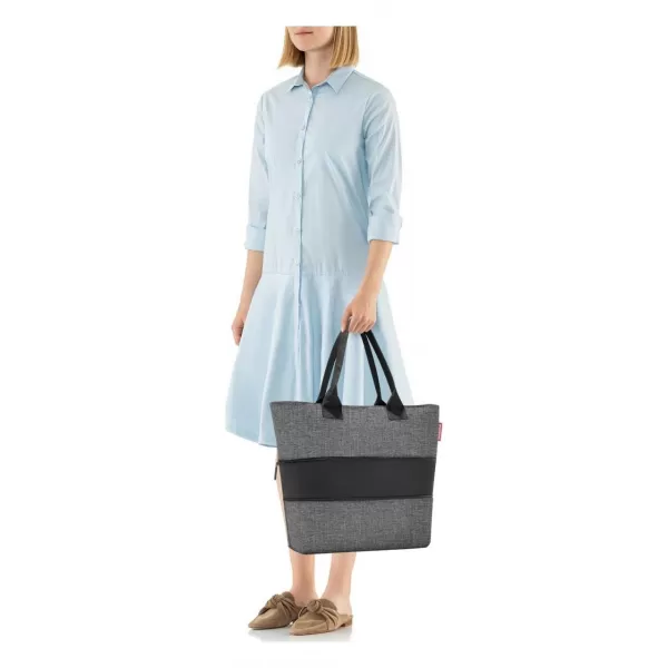  Дамска чанта REISENTHEL SHOPPER E1 УСУКВАНЕ СРЕБРО 