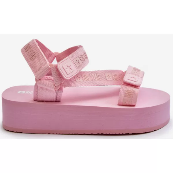  Дамски сандали на платформа BIG STAR NN274A041 PINK Big Star Shoes 