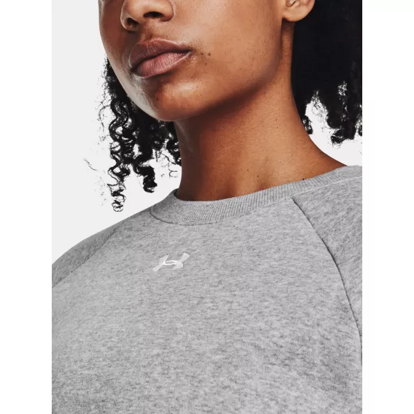  Дамски суичър UNDER ARMOUR UA RIVAL FLEECE CREW 1379508-012 СИВО 