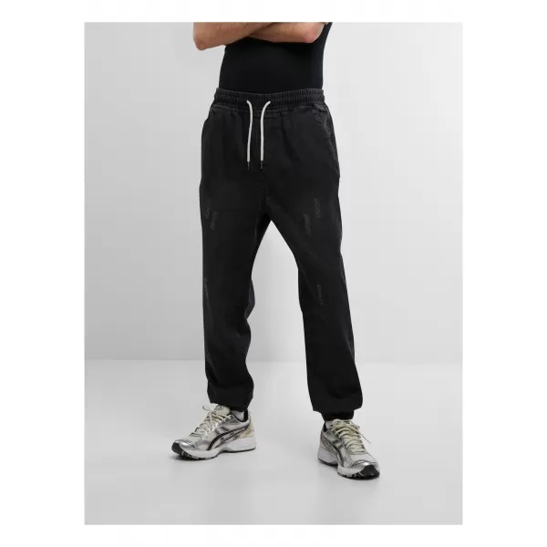  Мъжки дънки URBAN CLASSICS TB7296 ЧЕРНО ИЗМИТИ 