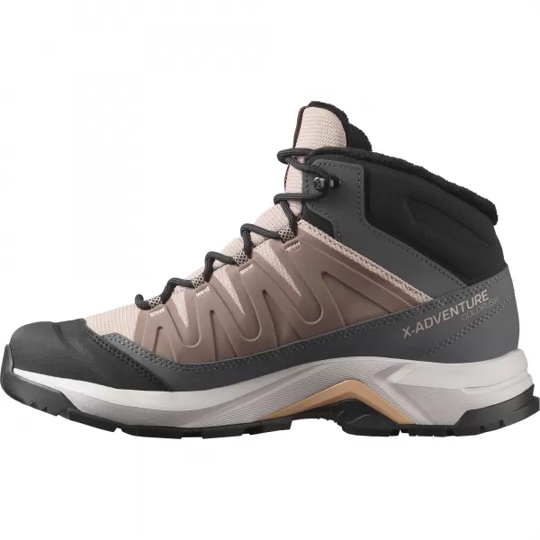  Дамски обувки SALOMON X-ADVENTURE COLDRUSH WATERPROOF W ETHEREA/IRON/МАХАГОНОВА РОЗА 