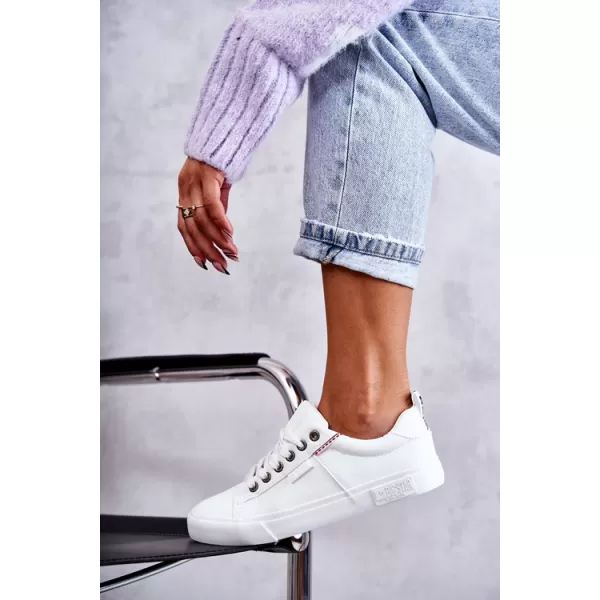  Дамски маратонки BIG STAR KK274005 WHITE Big Star Shoes 