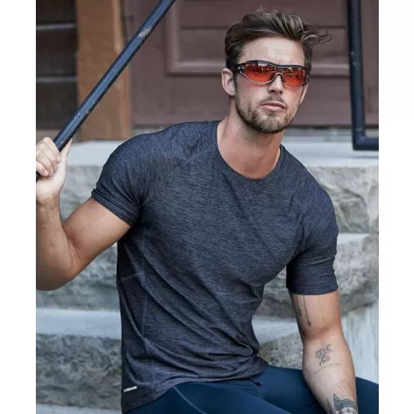  Мъжка тениска TEE JAYS | TJ 7020 ТЪМНОСИНЕН МЕЛАНЖ 