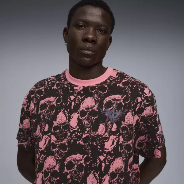  Риза PUMA WORLD TOUR-NAMENT AOP TEE 63235601 СЛЪНЦЕТО УДАРЕНО/AOP 