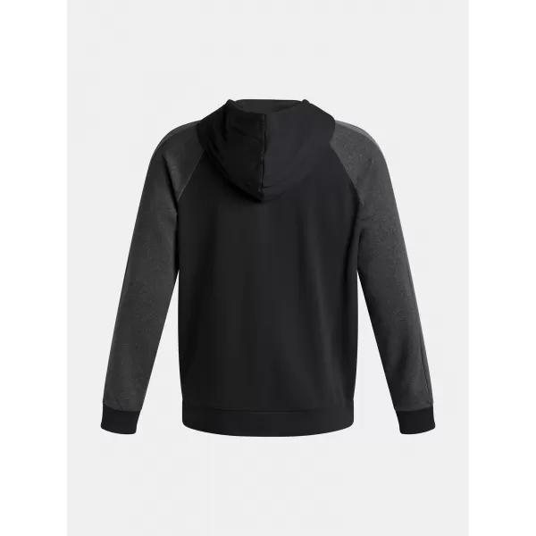  Мъжки суичър UNDER ARMOUR RIVAL FLC CB HOOD ЧЕРЕН 