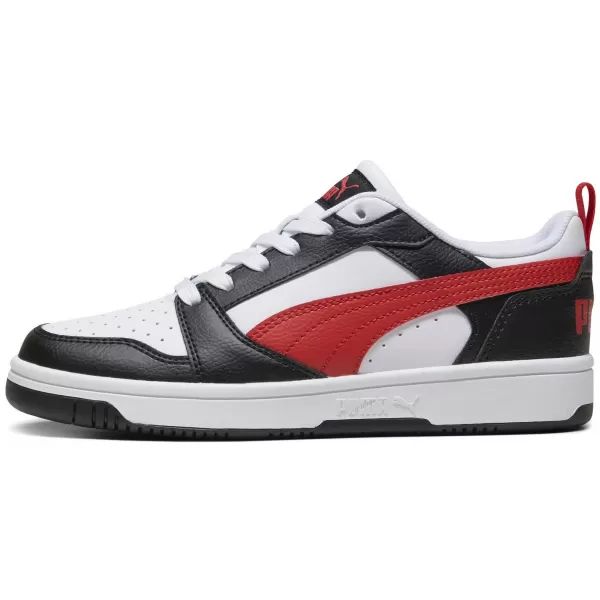  Бебешки обувки PUMA REBOUND V6 LO JR 39383304 PUMA WHITE/RED/BLACK 