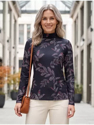 Turtleneck ALTISPORT GERDA ЧЕРНО