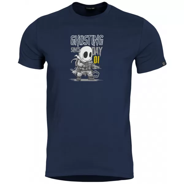  тениска PENTAGON GHOSTING T-SHIRT K09053 СРЕДНОЩНО СИНЬО 