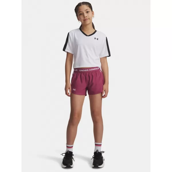  Шорти за момичета UNDER ARMOUR G TECH PLAY UP SHORT 1390075-659 ЧЕРВЕНО 