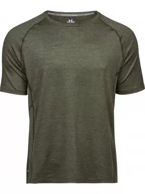 Мъжка тениска TEE JAYS | TJ 7020 МАСЛИНОВ МЕЛАНЖ