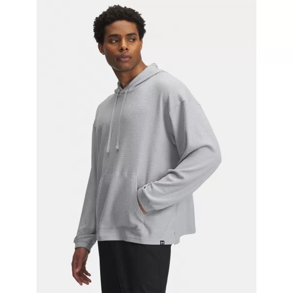  Мъжки суичър UNDER ARMOUR UA RIVAL WAFFLE HOODIE 1383108-011 СИВО 