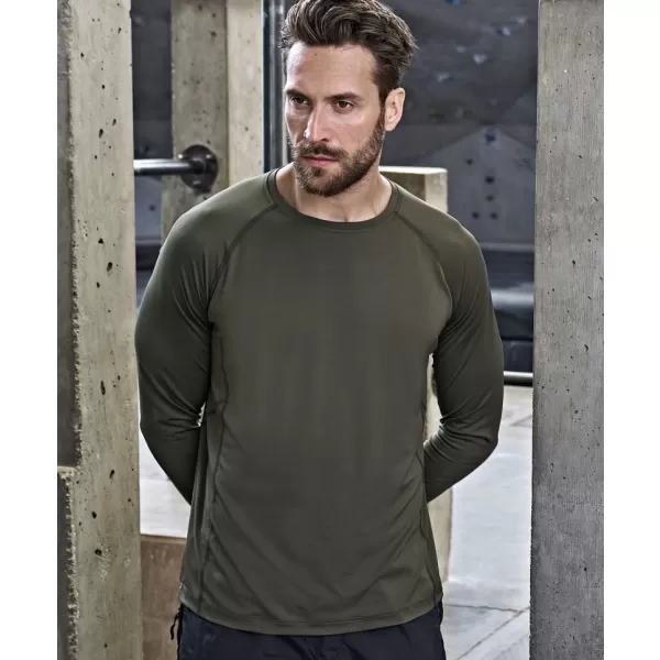  Мъжка тениска TEE JAYS | TJ 7022 ЧЕРЕН МЕЛАНЖ 