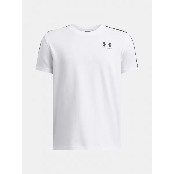  Момчешка тениска UNDER ARMOUR UA B ICON TAPED SS 6001583-100 БЯЛО 