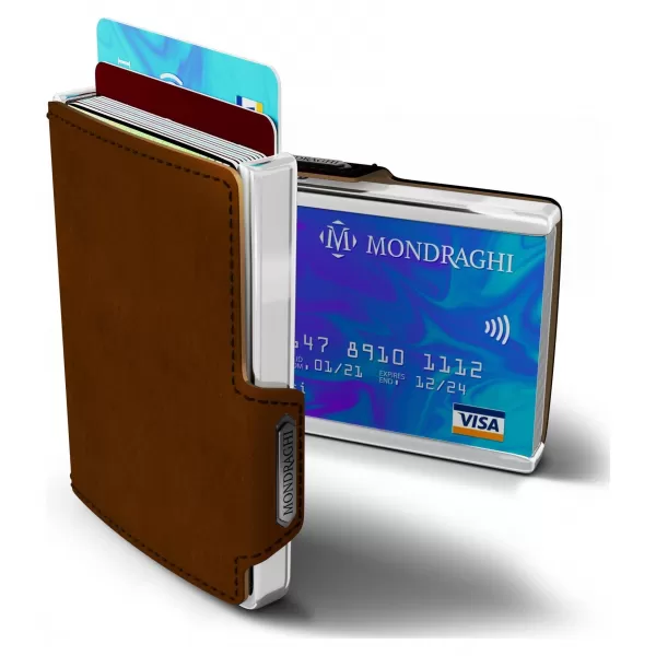  Портфейл MONDRAGHI ELEGANCE КАФЯВО 