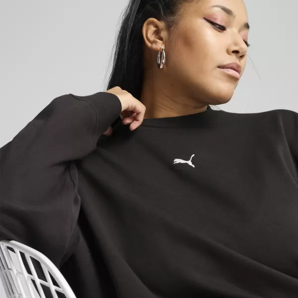  Дамска суитчър PUMA ESS OVERSIZED CREW FL 68540001 PUMA BLACK 