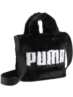 Дамска чанта PUMA UP FAUX FUR MINI SHOPPER BAG 09171301 PUMA BLACK