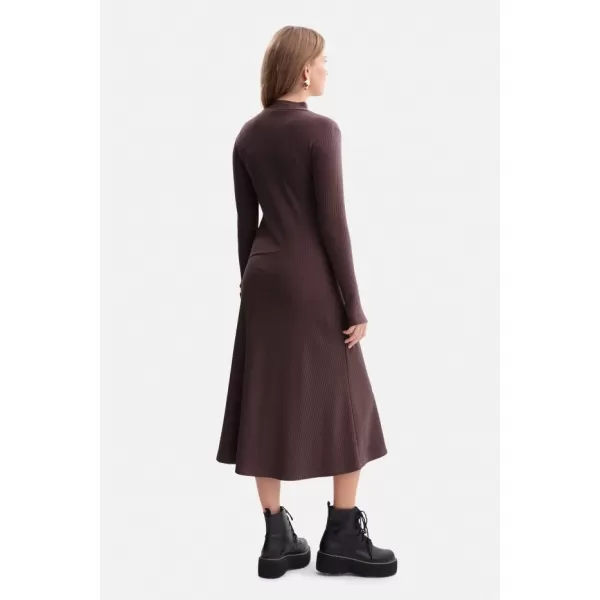  Рокля BEWEAR B299 ЧЕРЕН ШОКОЛАД 