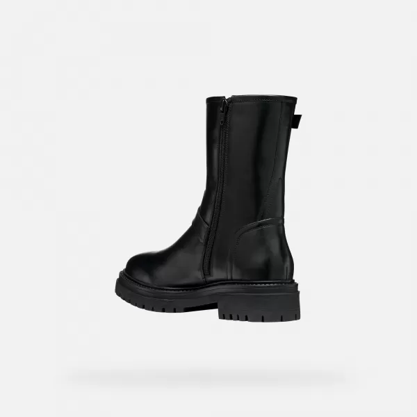  Дамски обувки GEOX IRIDEA G009625 ЧЕРЕН 