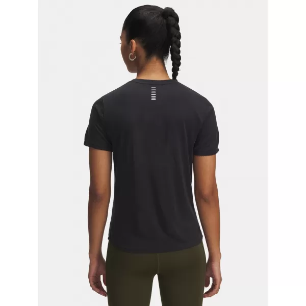  Дамска тениска UNDER ARMOUR UA LAUNCH JACQUARD SS 6005096-004 ЧЕРЕН 