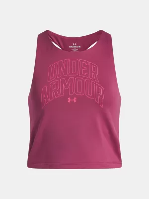 Потник за момиче UNDER ARMOUR UA MOTION BRANDED TANK 6006029-659 ЧЕРВЕНО