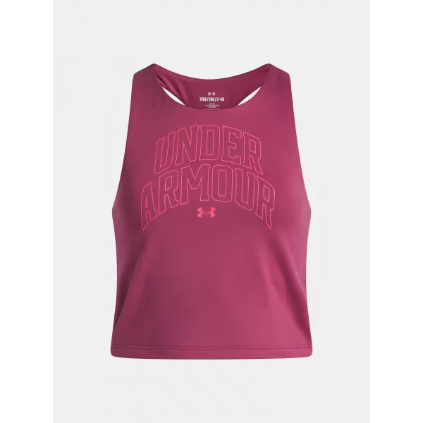 Потник за момиче UNDER ARMOUR UA MOTION BRANDED TANK 6006029-659 ЧЕРВЕНО 