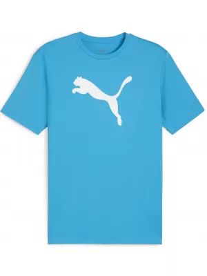 Мъжки фланелка PUMA TEAMRISE LOGO JERSEY COTTON 658705_02 SPEED BLUE/ СКОРОСТ НА СИНЬО/PUMA WHITE