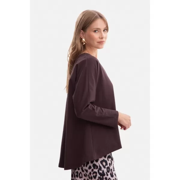  Дамска блуза BEWEAR B304 ЧЕРЕН ШОКОЛАД 