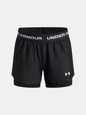 Шорти за момичета UNDER ARMOUR UA TECH PLAY UP 2N1 SHORT 6004985-005 ЧЕРЕН