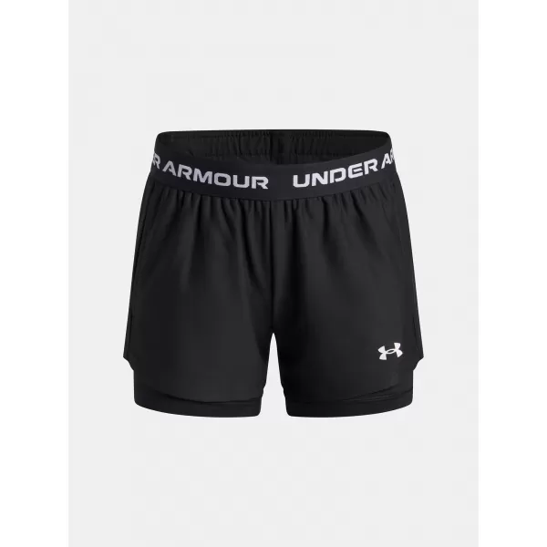  Шорти за момичета UNDER ARMOUR UA TECH PLAY UP 2N1 SHORT 6004985-005 ЧЕРЕН 