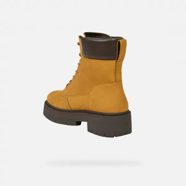  Дамски обувки GEOX SPHERICA EC7 G009696 КЕХЛИБАР 