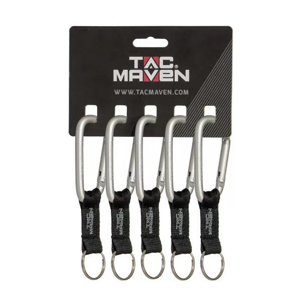  Карабина PENTAGON CARABINER 8ΜΜ D25029 СРЕБРО 