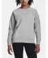 Дамски суичър UNDER ARMOUR UA RIVAL FLEECE CREW 1379508-012 СИВО
