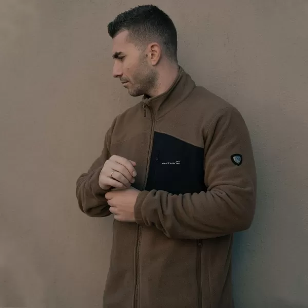  Мъжки суичър PENTAGON ATHOS 2.0 MEN΄S FLEECE JACKET K08047 КОЙОТ 