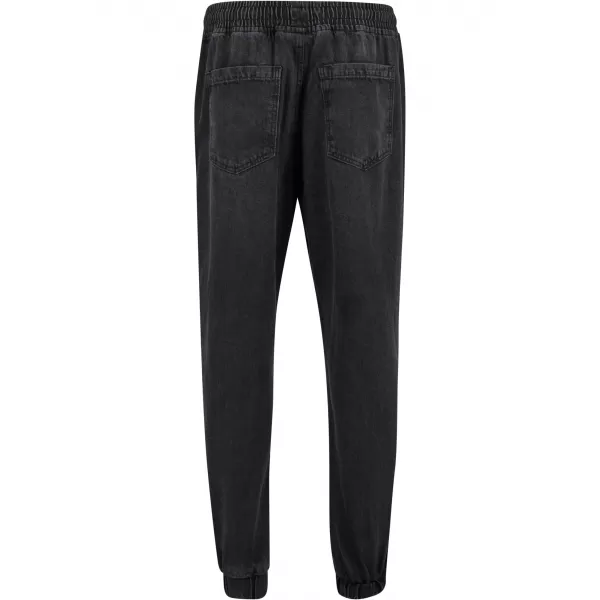  Мъжки дънки URBAN CLASSICS TB7296 ЧЕРНО ИЗМИТИ 