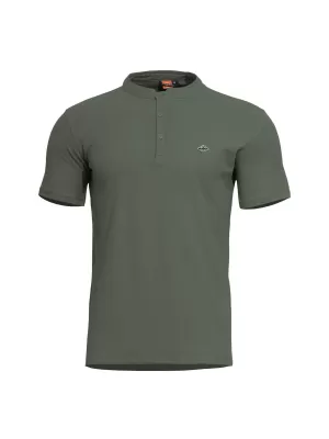 тениска PENTAGON LEVANTES HENLEY T-SHIRT K09025 КАМУФЛАЖНО ЗЕЛЕНО