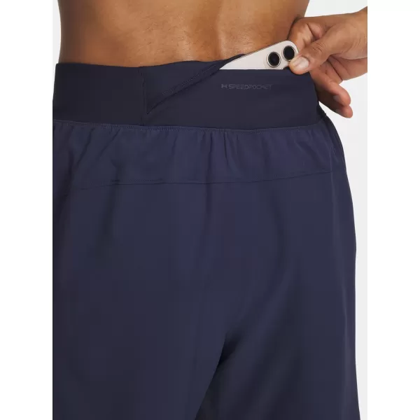  Мъжки шорти UNDER ARMOUR UA LAUNCH PRO 7 SHORTS СИНЬО 