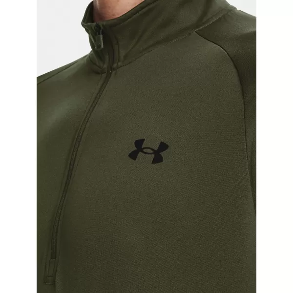  Мъжка тениска UNDER ARMOUR UA TECH 2.0 1/2 ZIP 1328495-392 ЗЕЛЕНО 