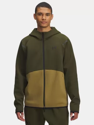 Мъжки суичър UNDER ARMOUR UA UNSTOPPABLE FLC FZ HD EU ЗЕЛЕНО